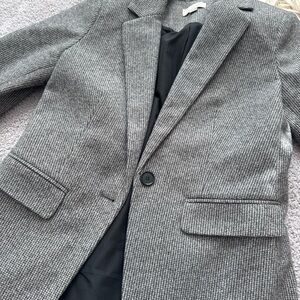 LOFT Houndstooth Blazer Women’s [2P] | Tailored Single Button Career Jacket